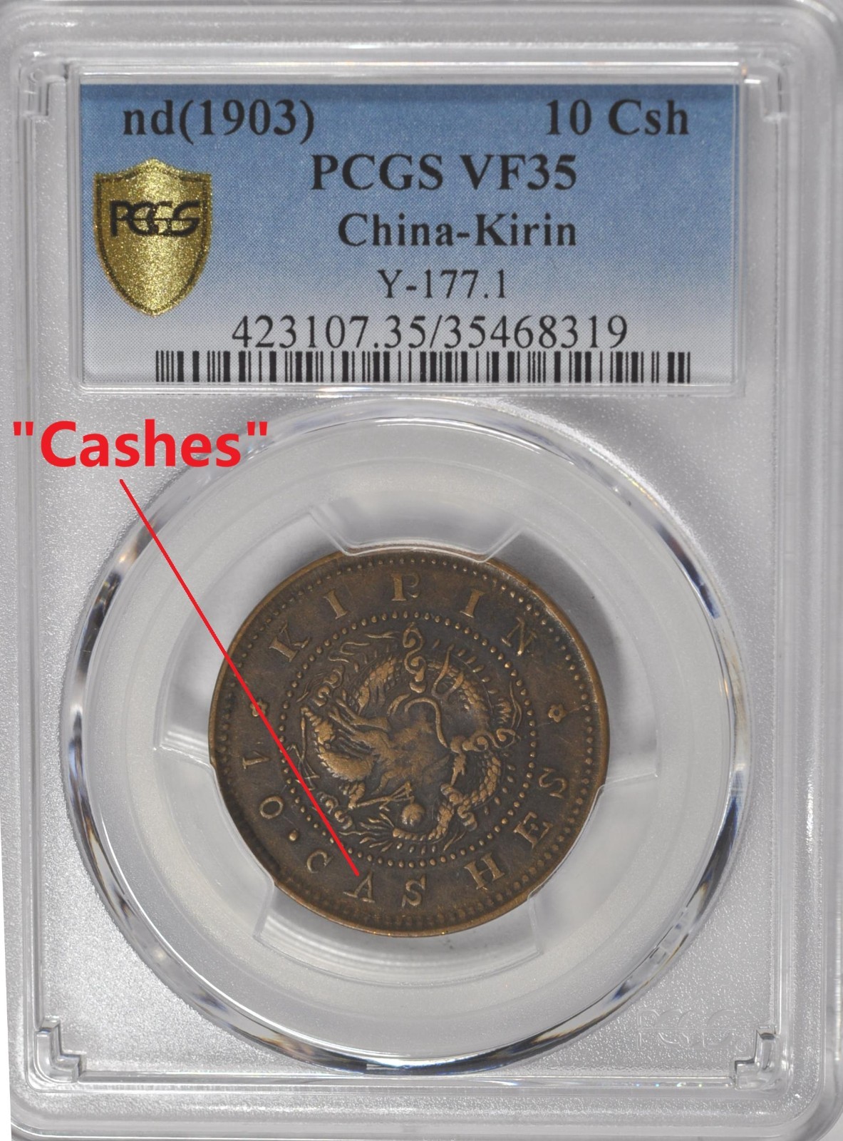 1903 China Kirin 10 \
