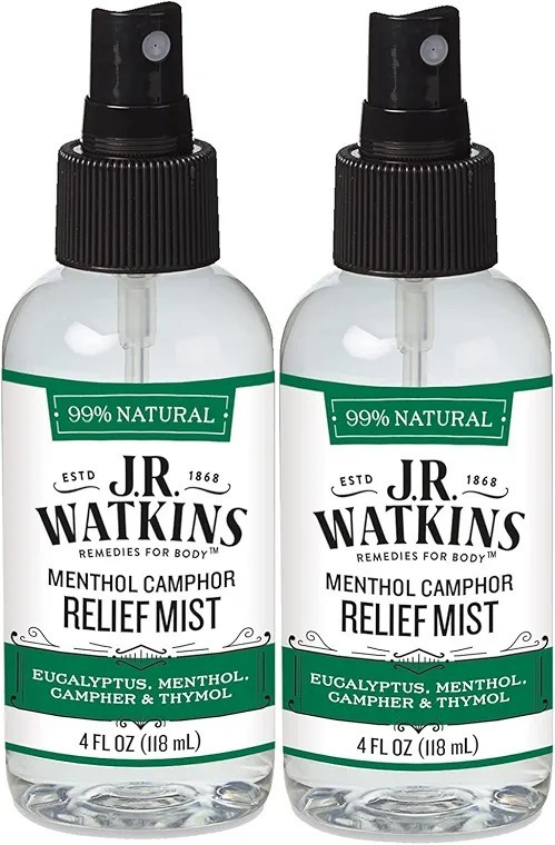 5 - Bottles Of J.R. Watkins Menthol Camphor Relief Mist 4Fl Oz