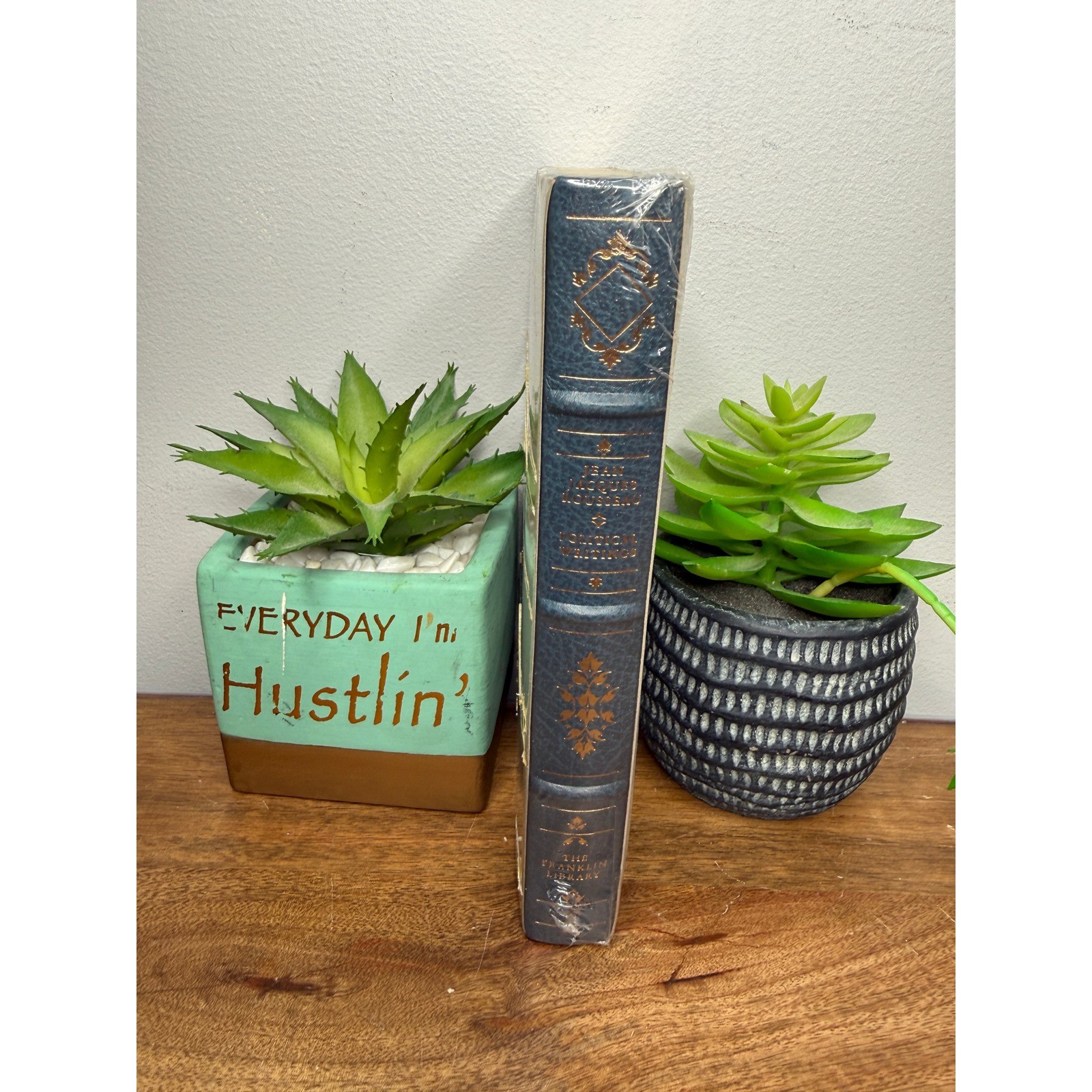 NEW Franklin Library Jean-Jacques Rousseau Political Writings Gilt Leather Book