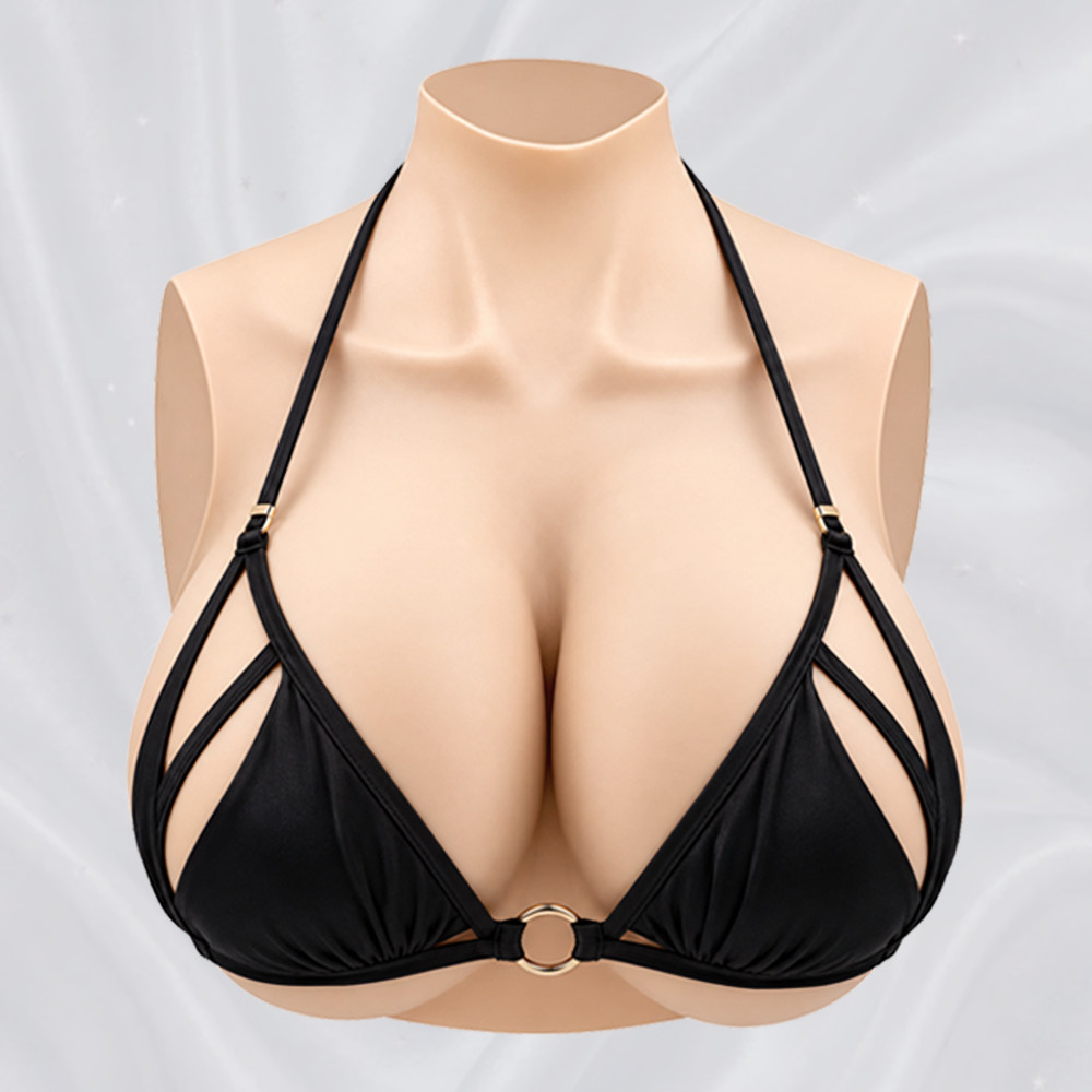 Realistic C-G Cup Silicone Breast Forms Breast Plate Fake Boobs For Crossdresser