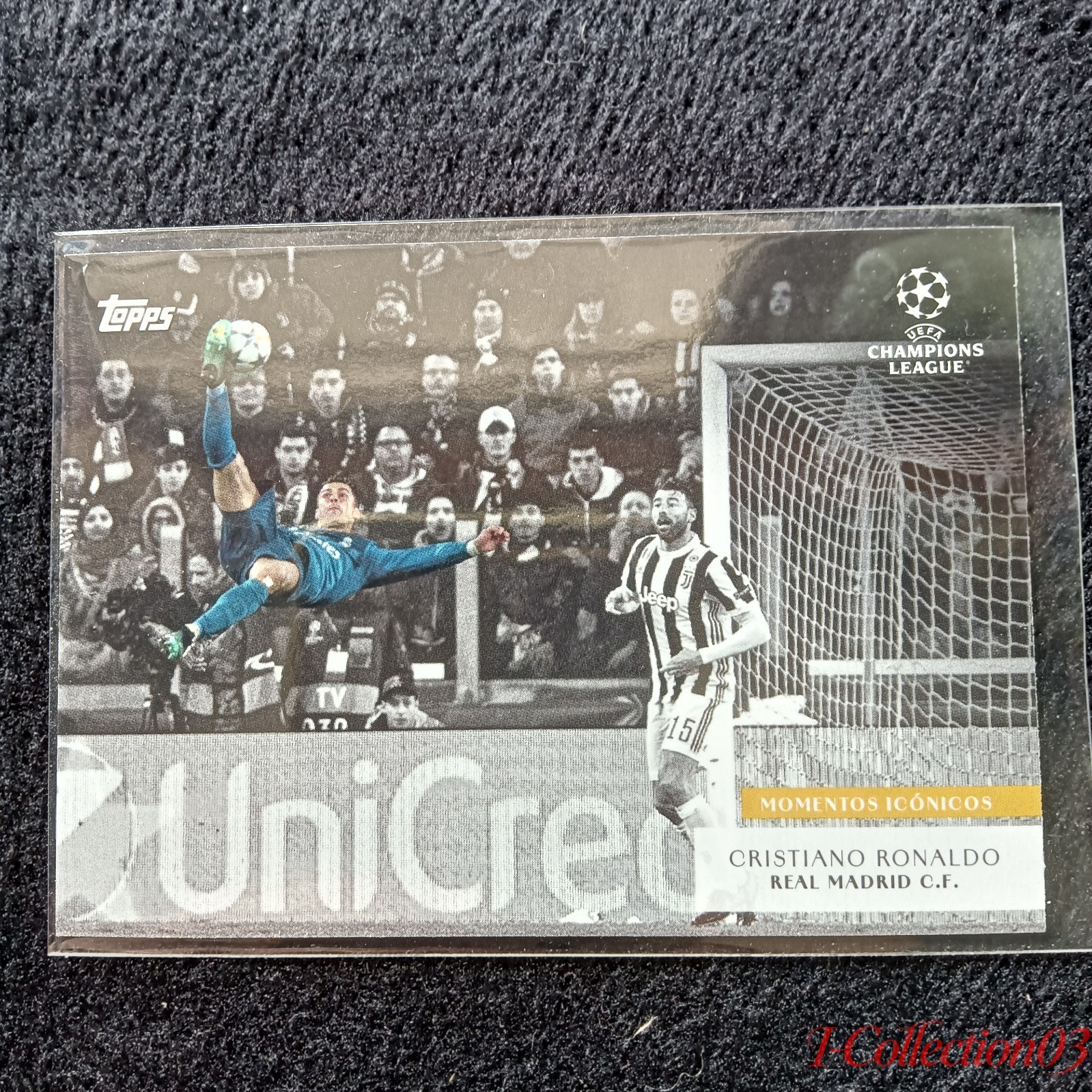 2023‑24Topps Simplicidad UCC Iconic Moments Cristiano Ronaldo Real Madrid Insert