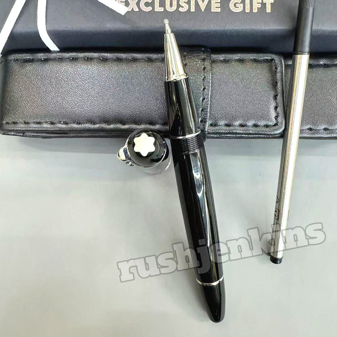 MONTBLANC Meisterstück 162 LeGrand Black Rollerball Pen Silver Trim Luxury Rare MONTBLANC Meisterstück 162 LeGrand Black Rollerball Pen Silver Trim Luxury Rare