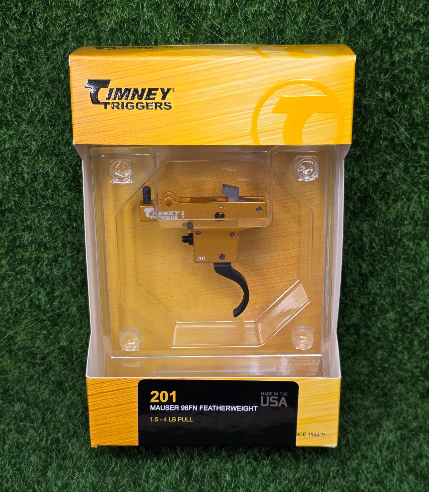 Timney Triggers MAUSER FEATHERWEIGHT 98FM FM-98 Curved Trigger - 201 Timney Triggers MAUSER FEATHERWEIGHT 98FM FM-98 Curved Trigger - 201