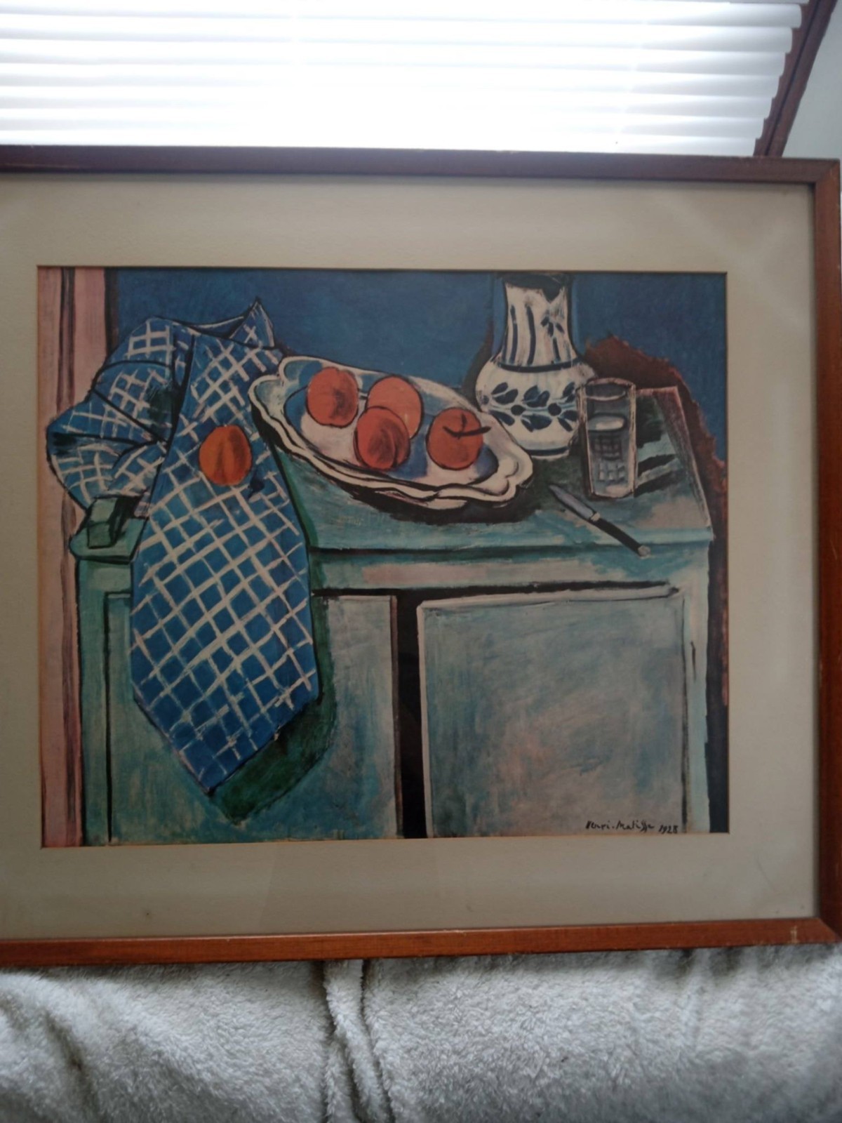 HENRI MATISSE 1928 BEAUTIFUL SIGNED PRINT  FRAMED