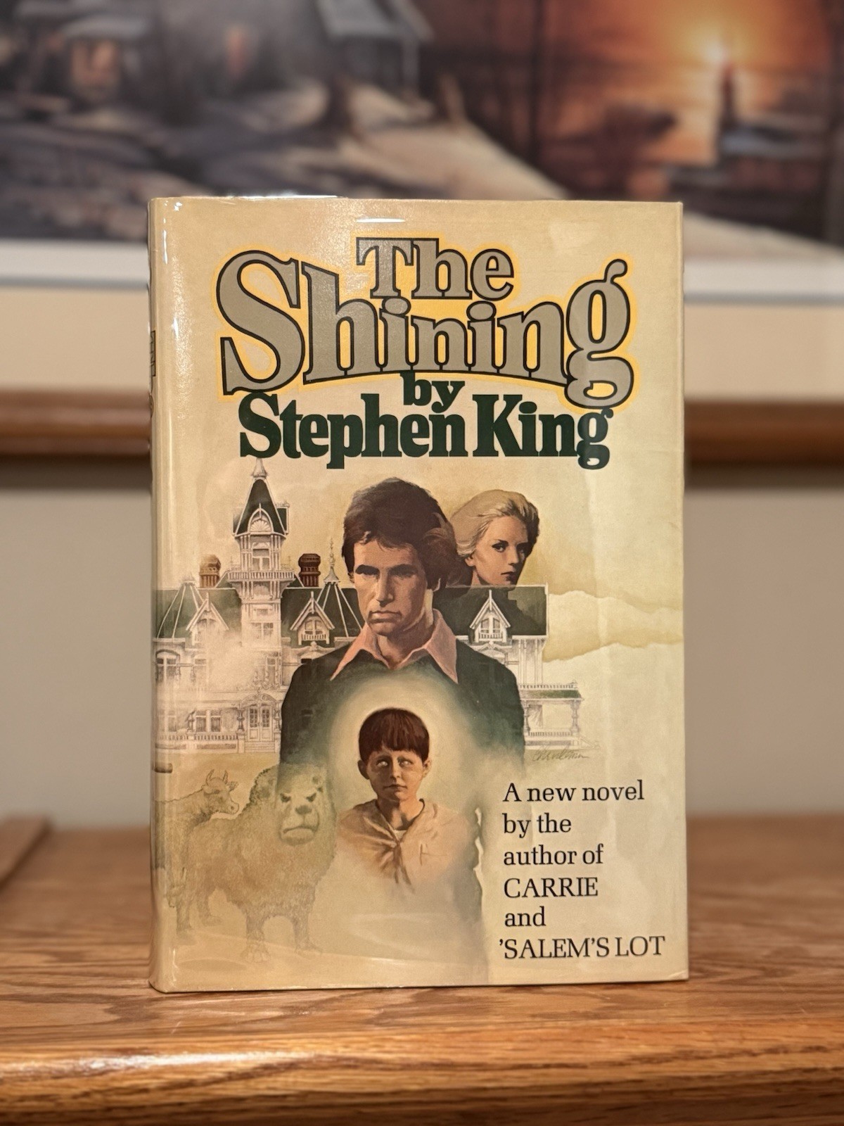 The Shining • Stephen King • 1977 Book Club Edition HBDJ Gutter Code B23 • F/VF The Shining • Stephen King • 1977 Book Club Edition HBDJ Gutter Code B23 • F/VF