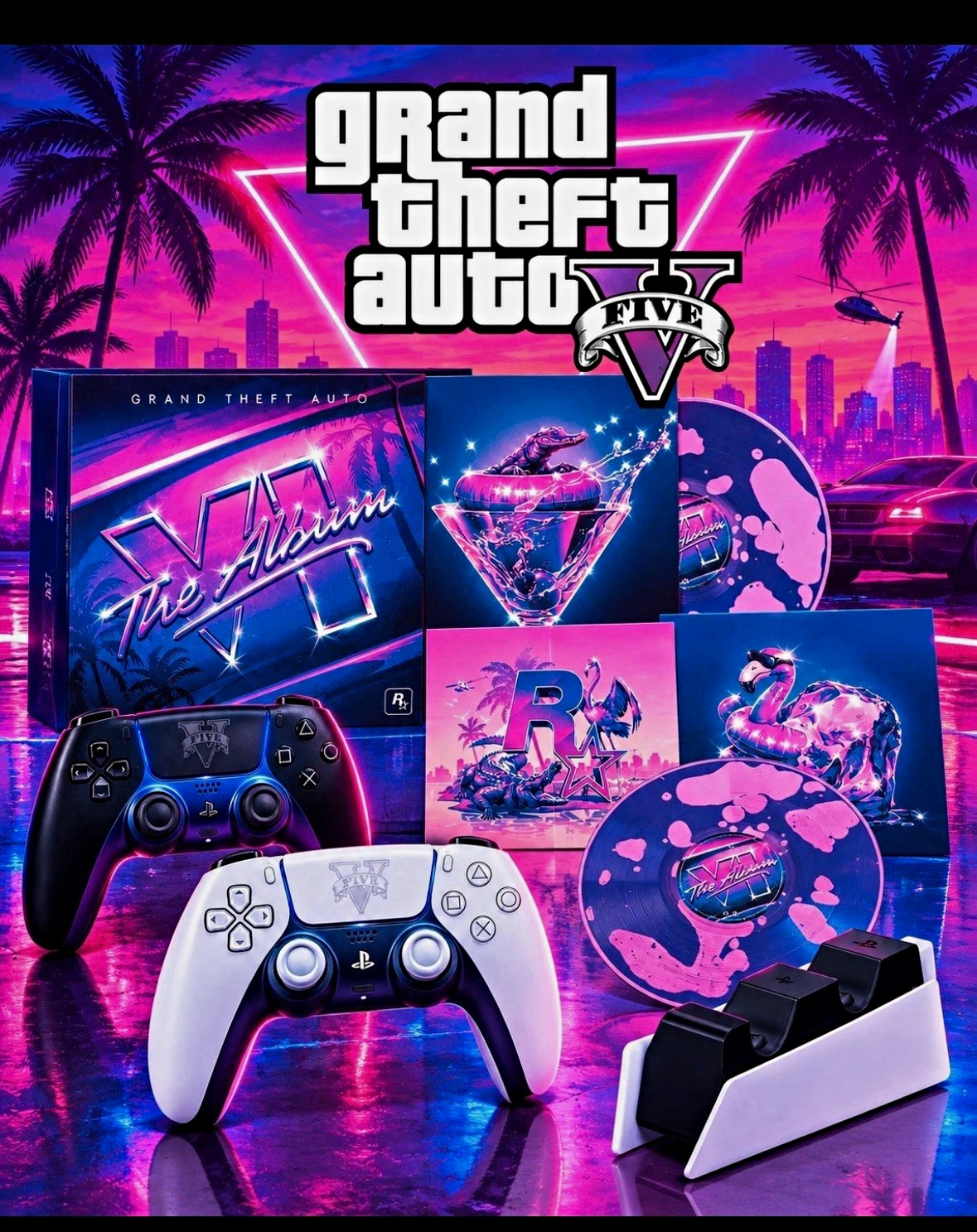 PRESALE ✅GTA IV: The Album Limited edition vinyl + contoller bundle PRESALE ✅GTA IV: The Album Limited edition vinyl + contoller bundle