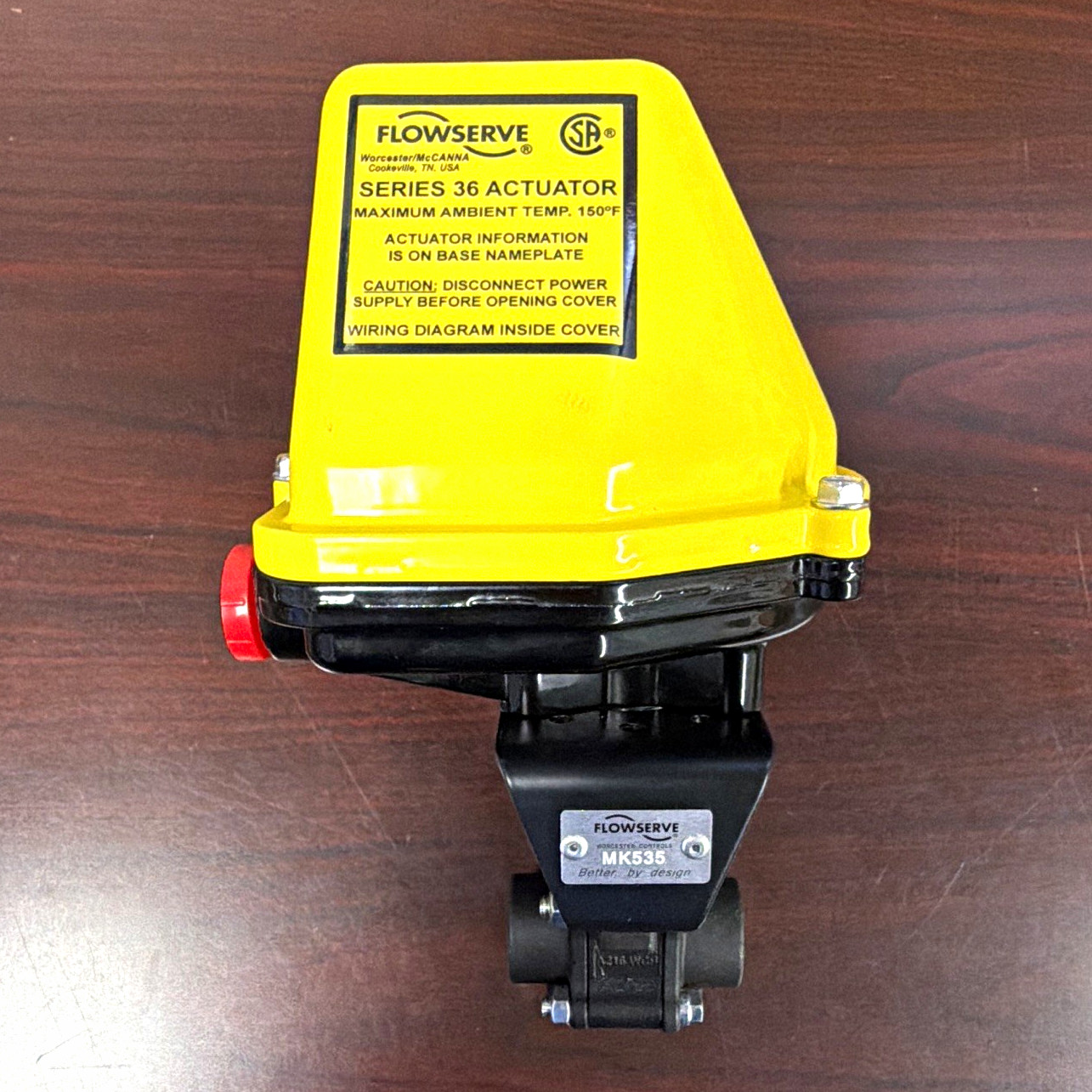 1/2 in Flowserve Series 36 Electric Rotary Actuator 90° MK535 Model 10 36 120A 1/2 in Flowserve Series 36 Electric Rotary Actuator 90° MK535 Model 10 36 120A