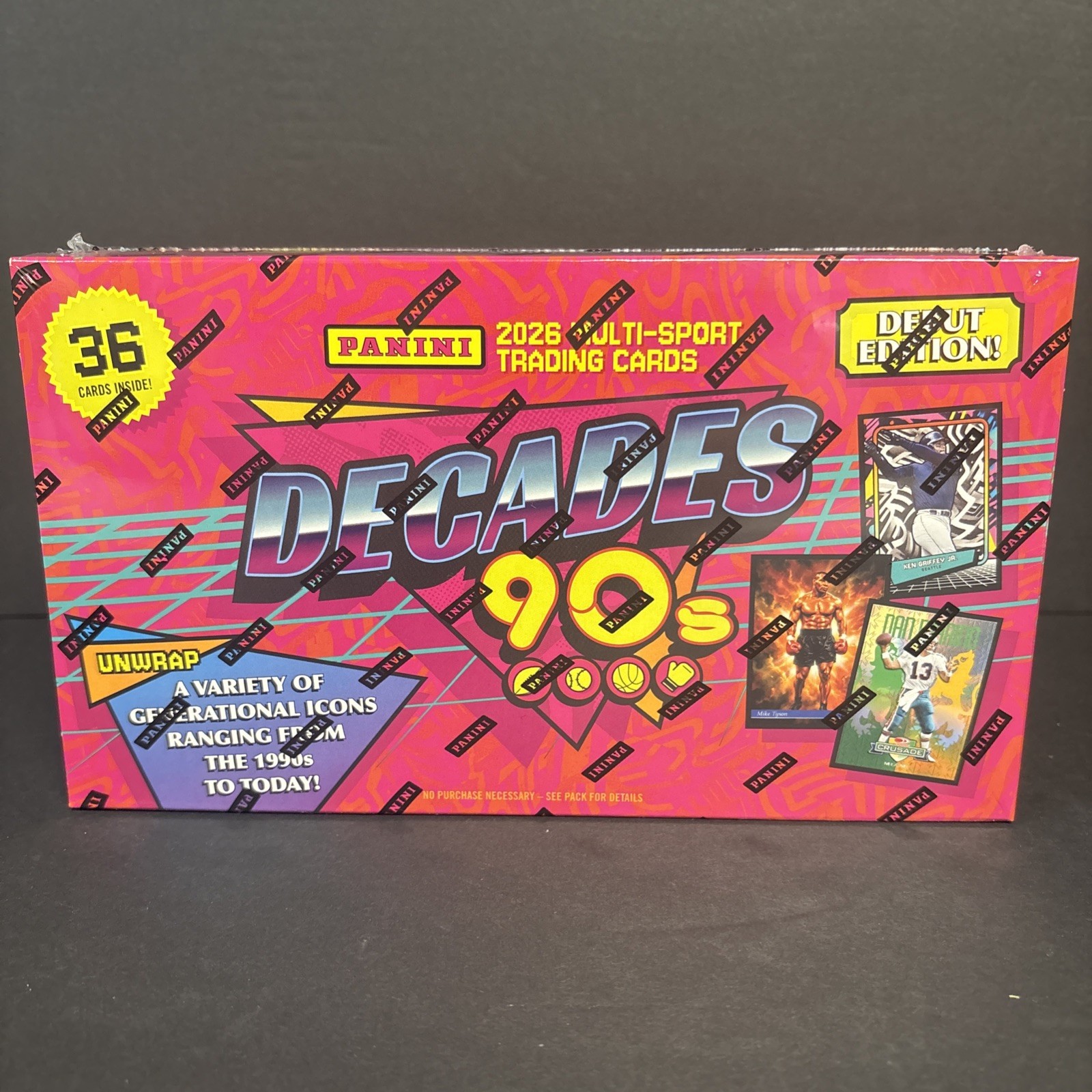 2026 Panini Decades 90s Multi Sport Trading Card Box Debut Edition 2026 Panini Decades 90s Multi Sport Trading Card Box Debut Edition