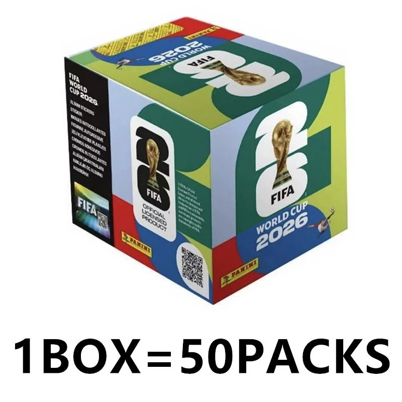 FIFA World Cup 2026 PANINI Collection - 1 Box 50 packs 350 stickers US