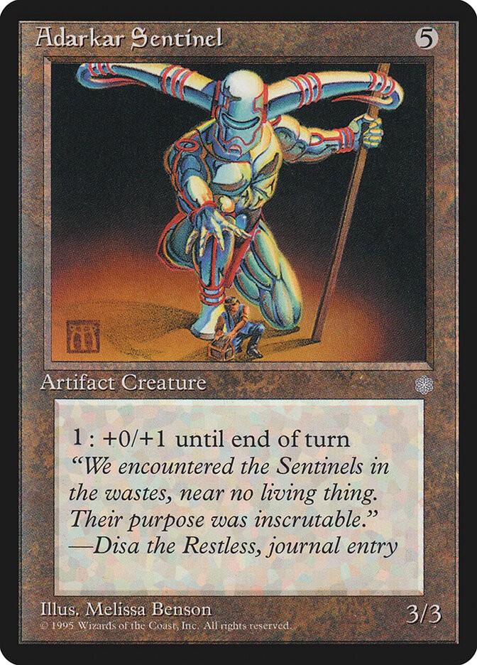 Adarkar Sentinel (306) Ice Age ICE MTG Magic