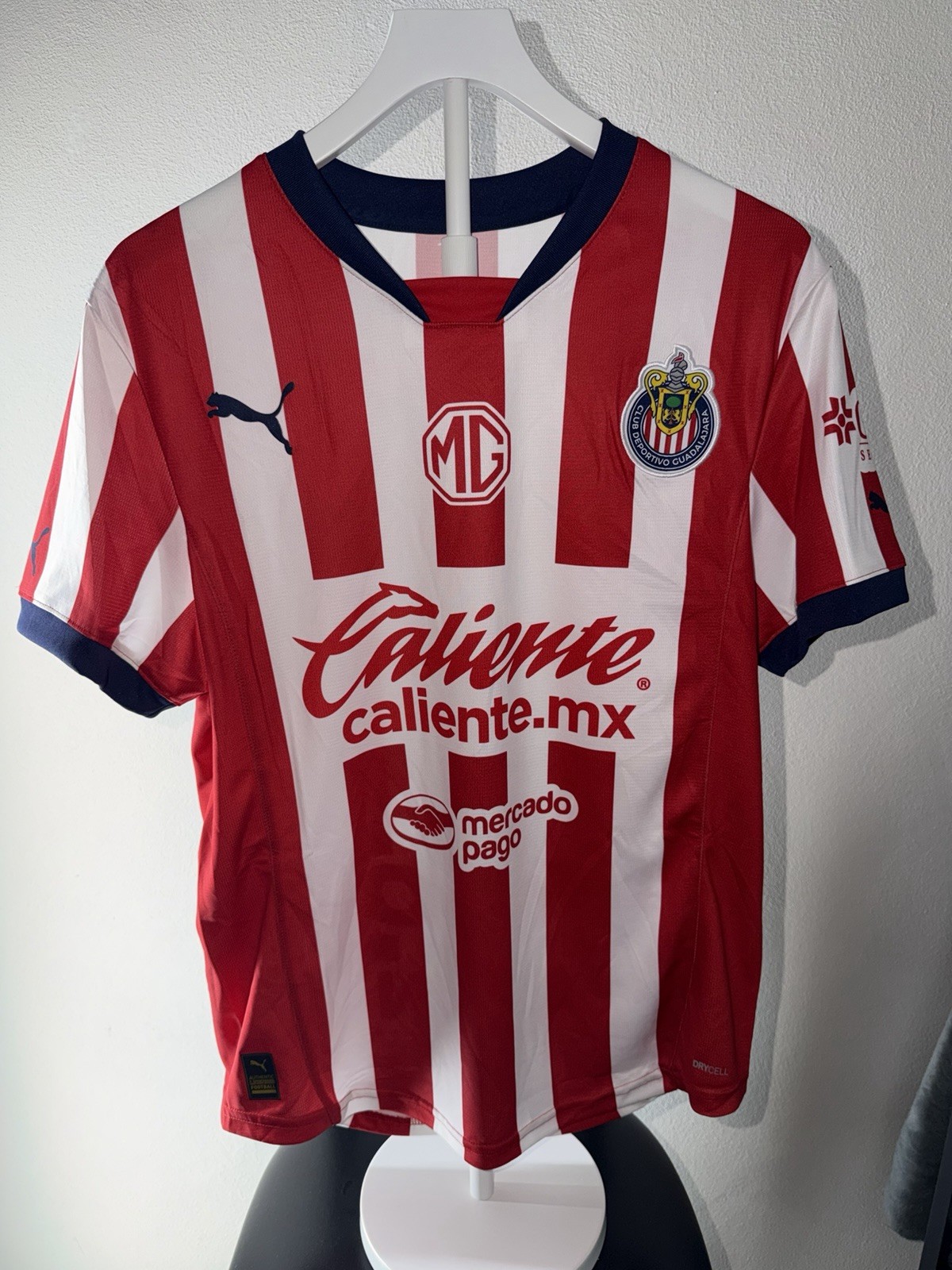 NWT Puma 2025/2026 Chivas Del Guadalajara Jersey (Men’s Medium, Red & White) NWT Puma 2025/2026 Chivas Del Guadalajara Jersey (Men’s Medium, Red & White)