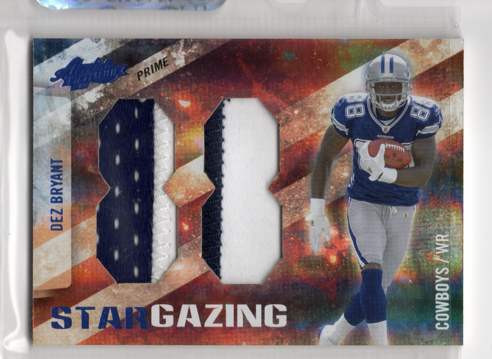 2010 Absolute Memorabilia Star Gazing PRIME #6 Dez Bryant Cowboys JERSEY 23/25