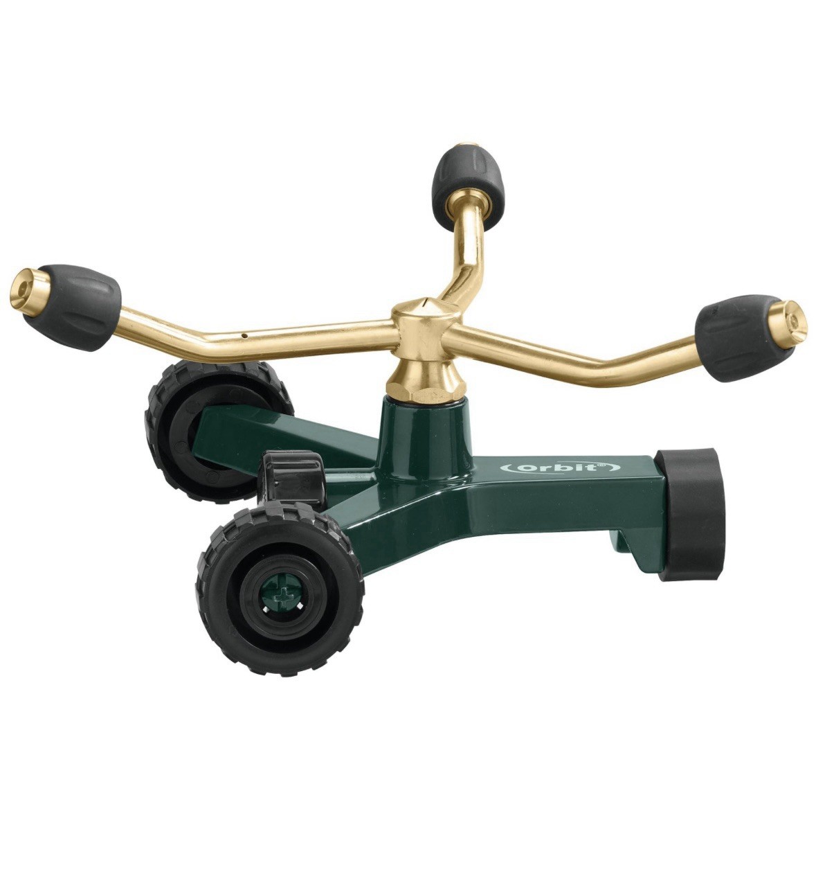 Orbit 91603 Brass 3-Arm Adjustable Sprinkler with Wheel Base Orbit 91603 Brass 3-Arm Adjustable Sprinkler with Wheel Base