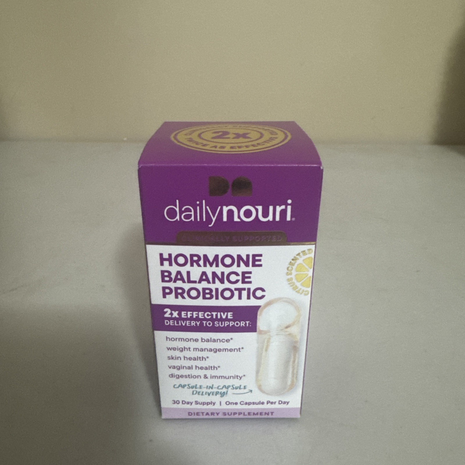 Daily Nouri Hormone Balance Probiotics 30 Count Exp 11/2027