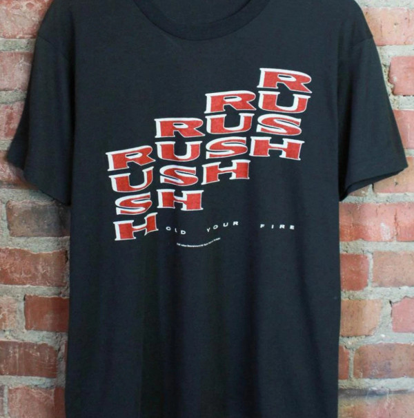 Vintage 1987 Rush Hold Your Fire T-Shirt