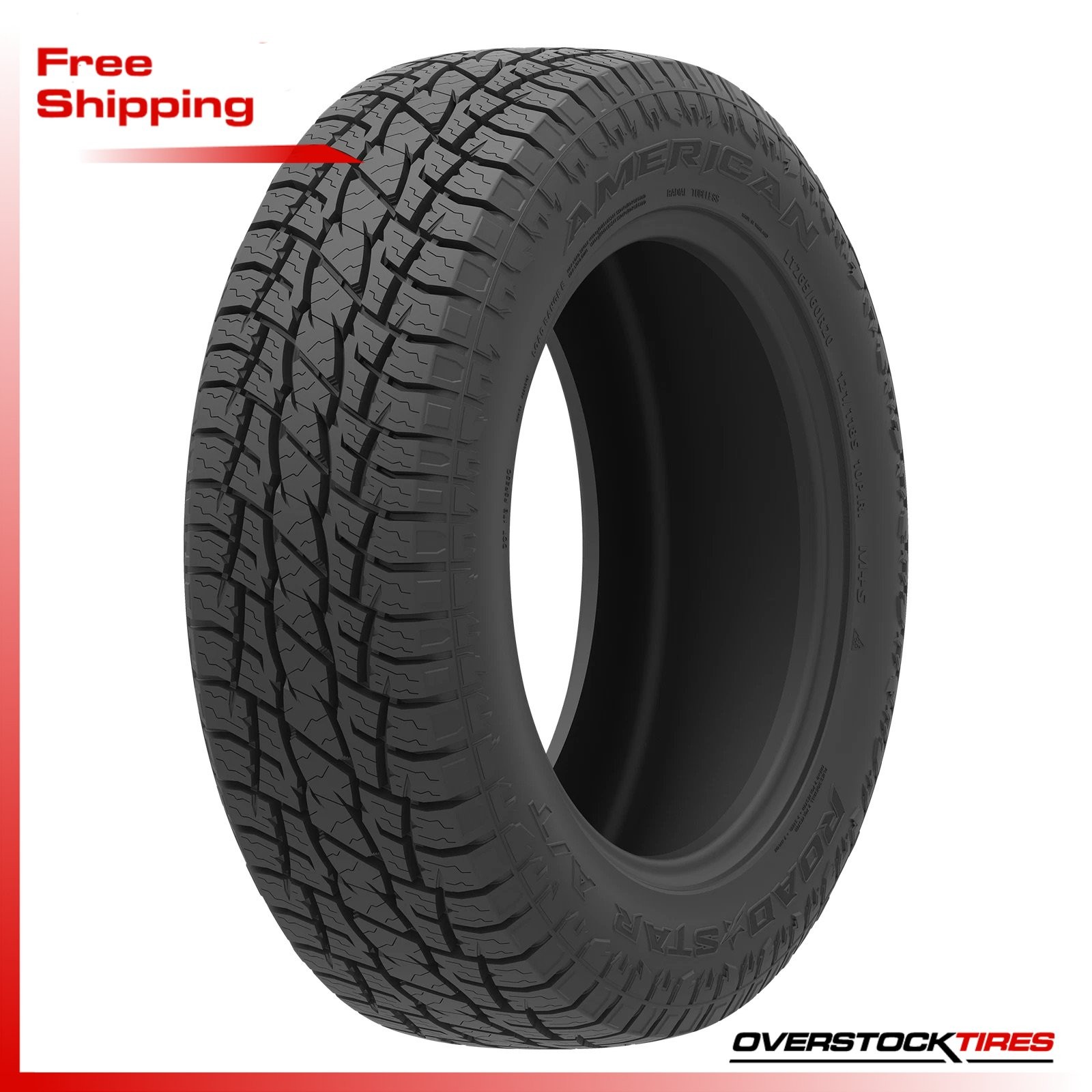 1 NEW 225/60R18 American Roadstar AT 104T (DOT:4824) Tire 225 60 R18
