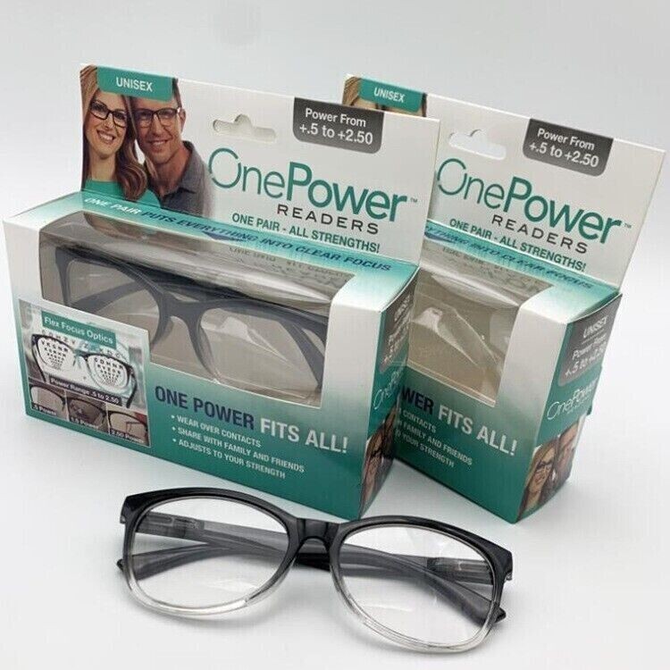 2Pairs Auto Focus Presbyopi Reading Glasses Adjustable 0.5-2.5 Clear Vision USA