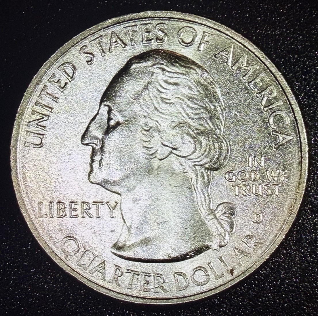 America the Beautiful Salt River Bay Quarter 2020 D US Virgin Islands Error DDR