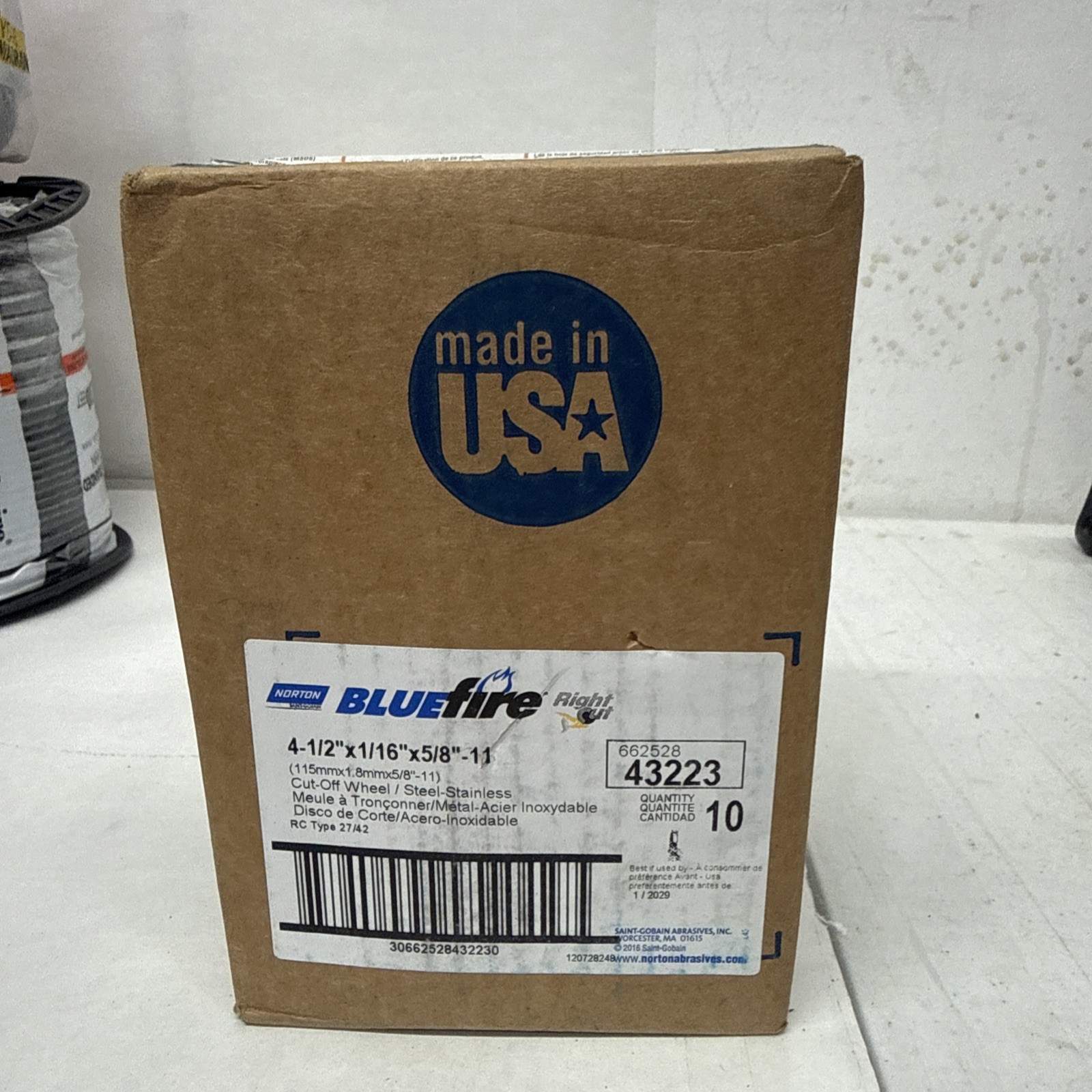 10 Pack Norton BlueFire RightCut 4 1/2\ 10 Pack Norton BlueFire RightCut 4 1/2\