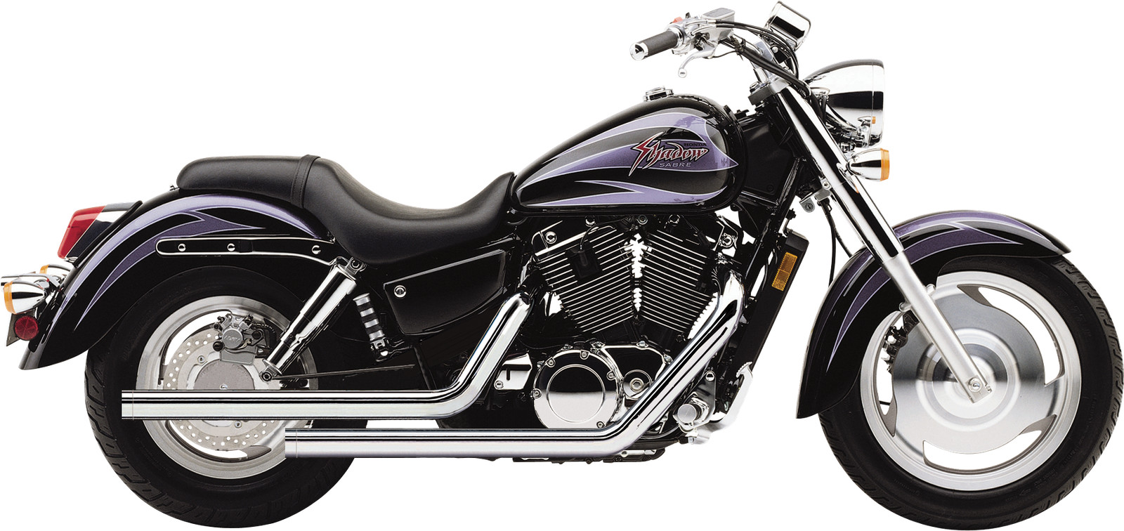 Cobra Dragsters Full Exhaust System Chrome Honda VT1100 Sabre 00-07 Cobra Dragsters Full Exhaust System Chrome Honda VT1100 Sabre 00-07