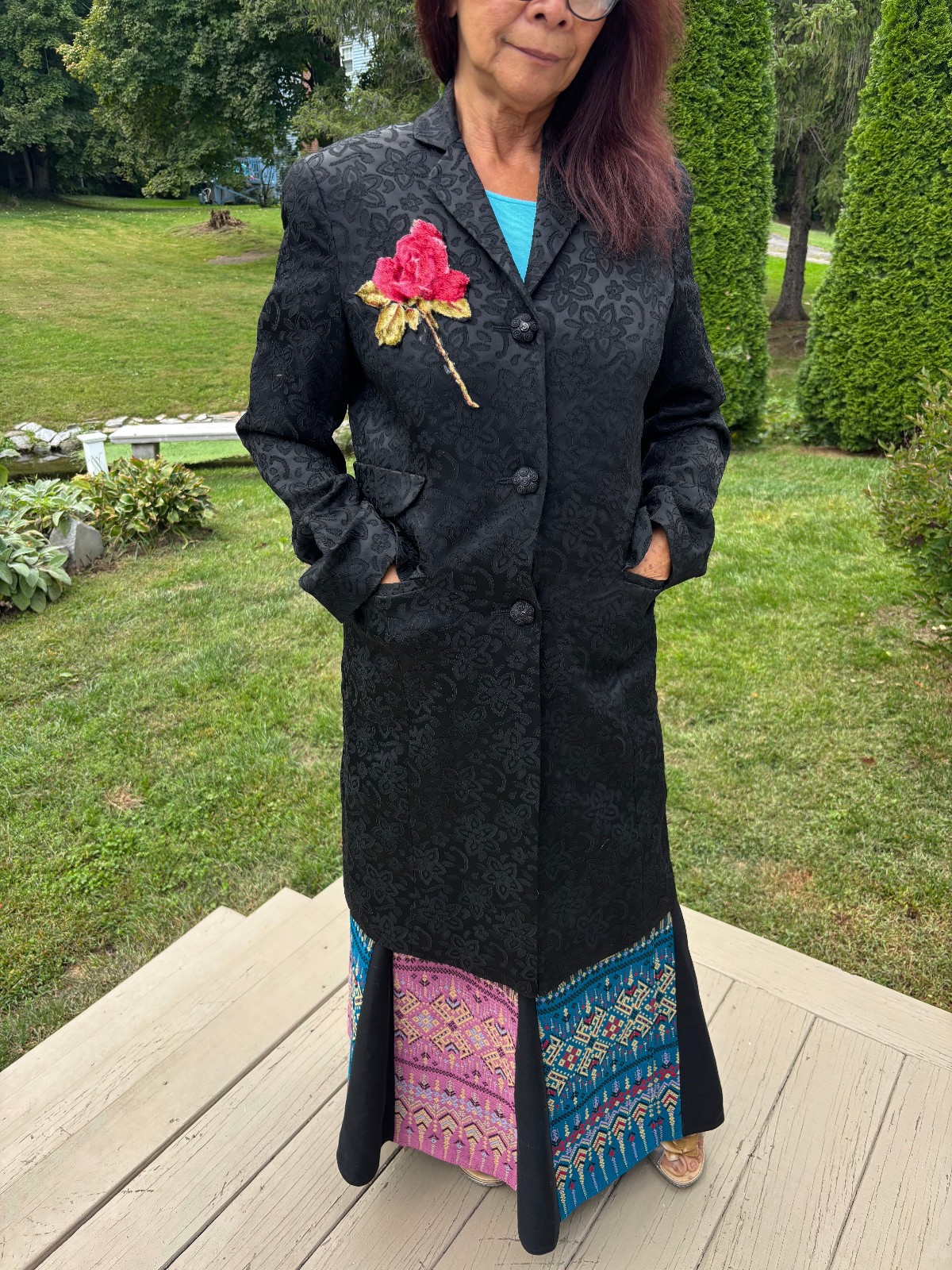 Women\'s Mid Length Dress Coat - One of a Kind Women\'s Mid Length Dress Coat - One of a Kind