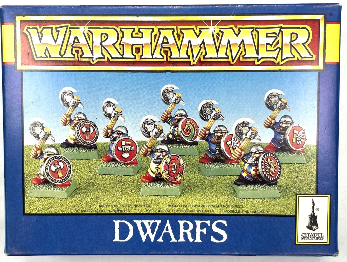 Warhammer Fantasy Battles Dwarfs Citadel Miniatures Opened Box