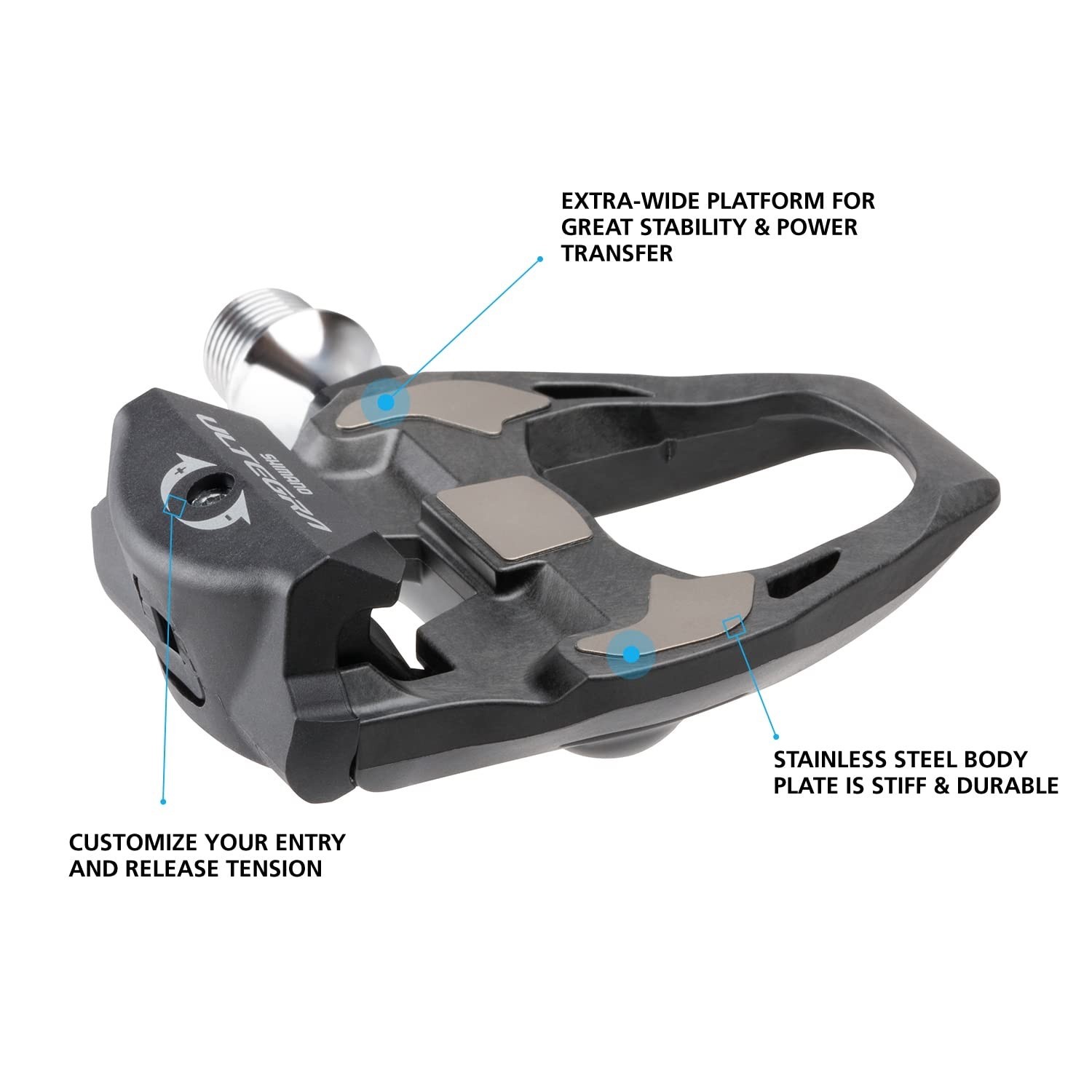 Shimano Ultegra R8000 SPD-SL + 4mm Pedal