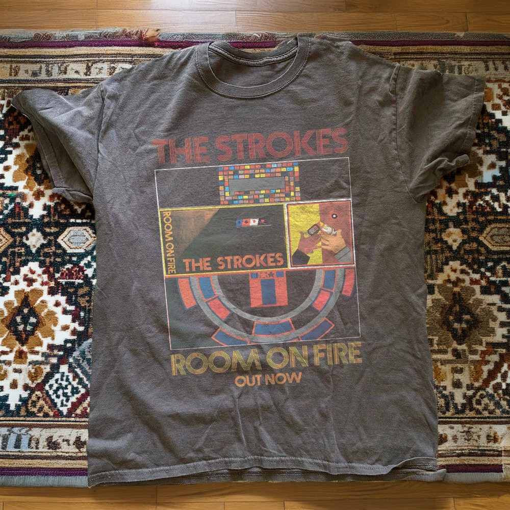 The Strokes Vintage Indie Rock Band Graphic Tee