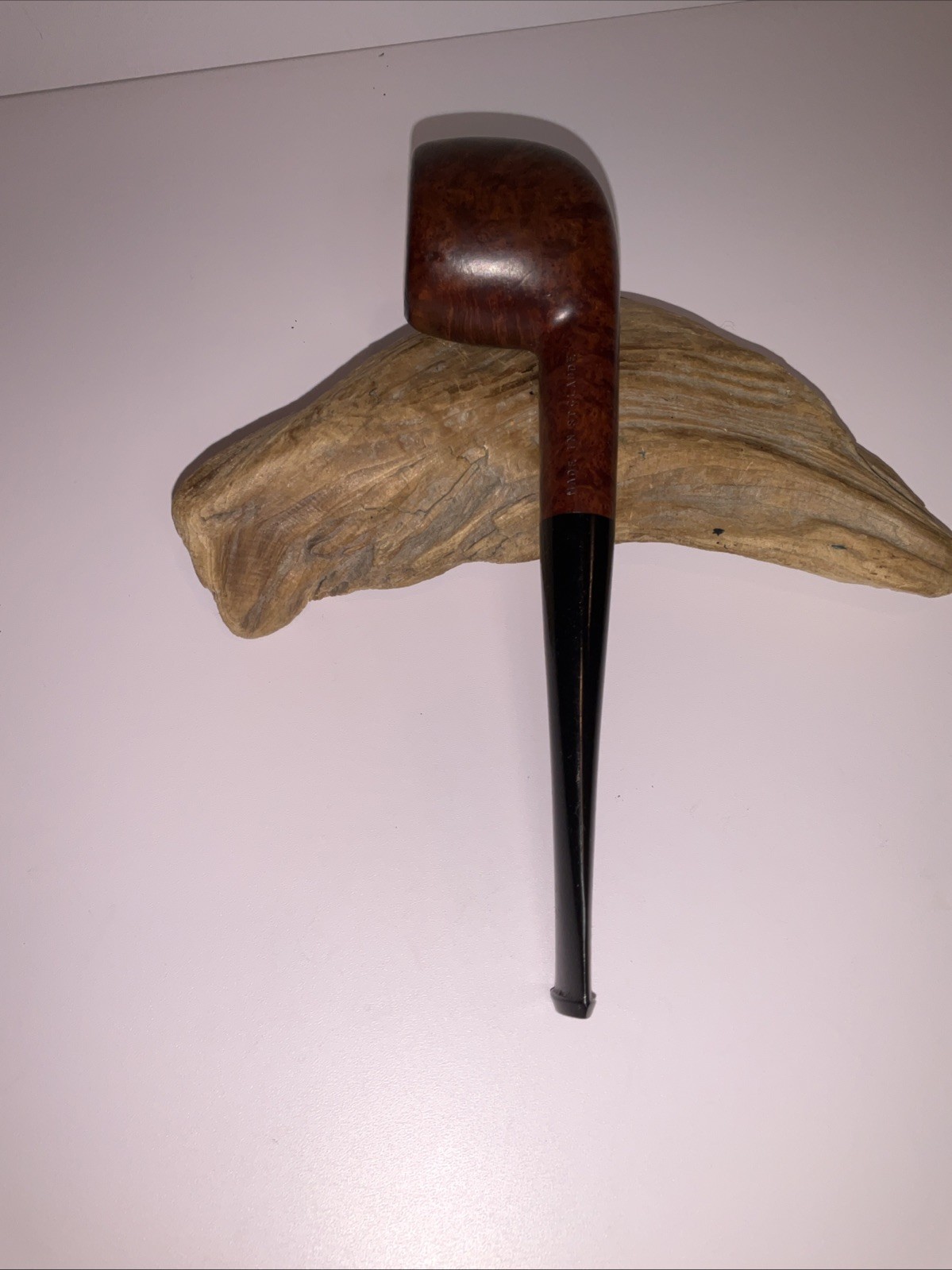 VINTAGE FRENCH CHACOM BAYARD BRIAR TOBACCO PIPE ST CLAUDE CC LOGO COLLECTIBLE