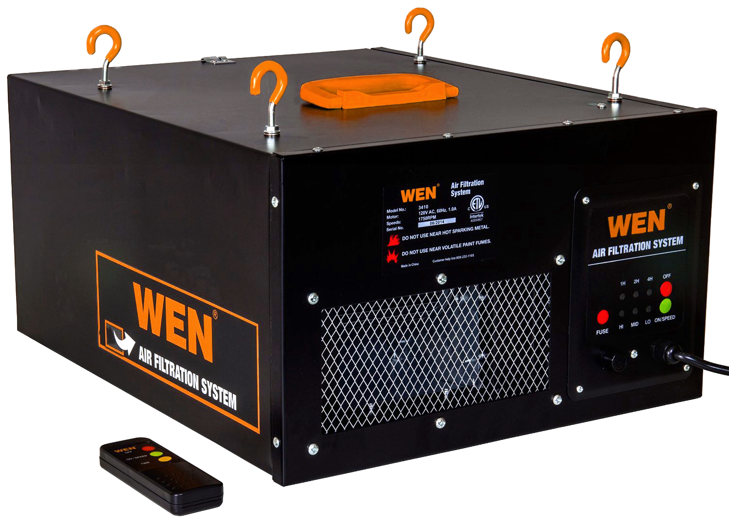 WEN 3410 3-Speed Remote-Controlled Air Filtration System WEN 3410 3-Speed Remote-Controlled Air Filtration System