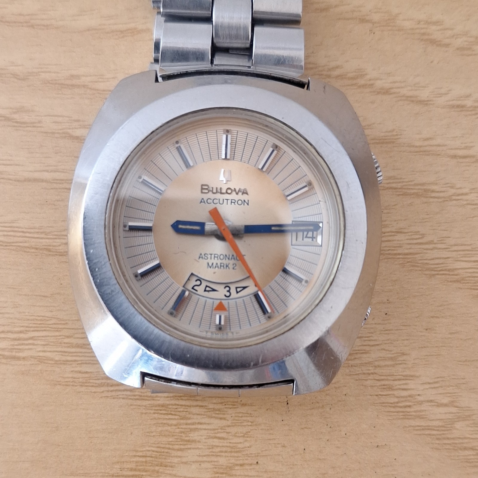 Bulova Accutron Astronaut Mark II GMT N1 1971 Vintage - All Original Bracelet