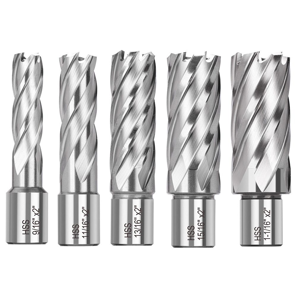 5pcs HSS Annular Cutter Set 3/4 5pcs HSS Annular Cutter Set 3/4