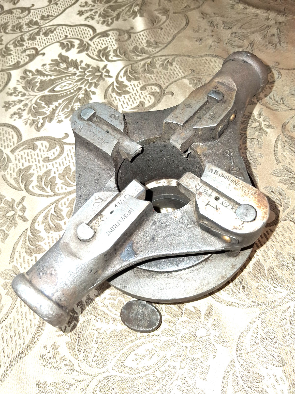 Antique A.B. JARDINE and Co. Model 20-3 Pipe Threader 1 1/4