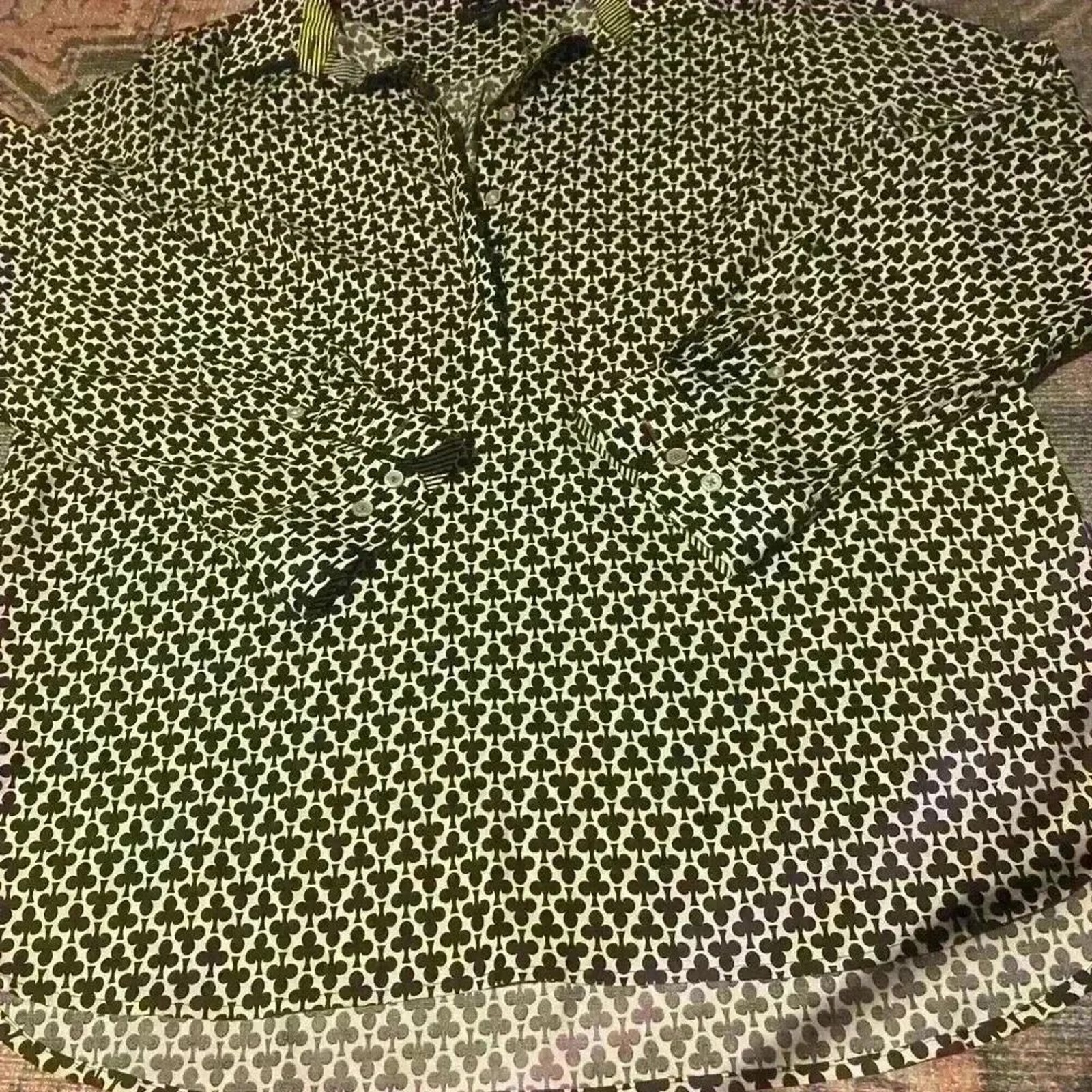 Talbots v neck spade black white top Talbots v neck spade black white top