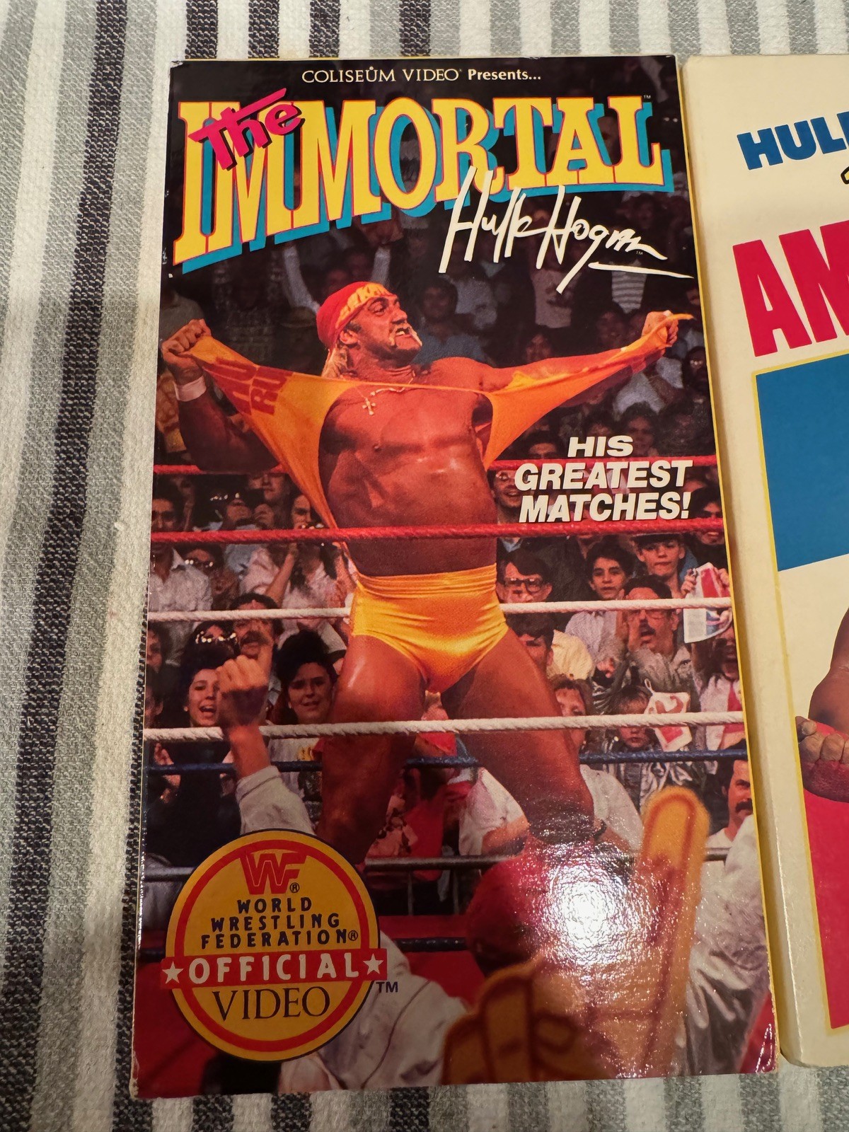 VHS The Immortal Hulk Hogan His Greatest Matches WWF