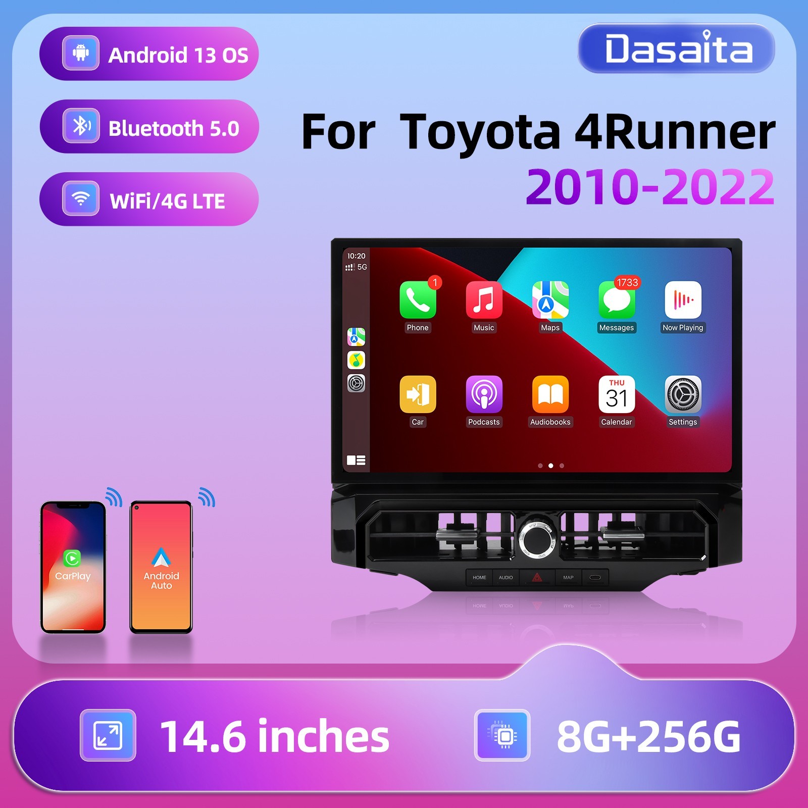 Firstnav T13 Car Radio for Toyota 4Runner 2010-2023 CarPlay 14.6\ Firstnav T13 Car Radio for Toyota 4Runner 2010-2023 CarPlay 14.6\