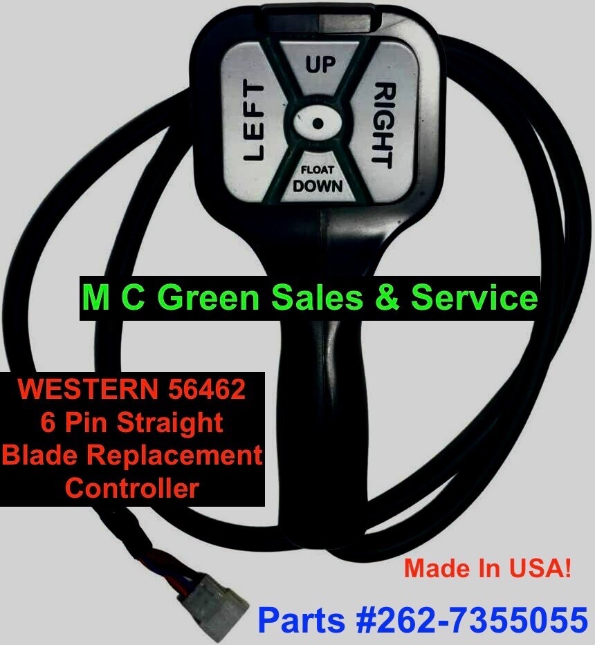 NEW WESTERN STRAIGHT PLOW 6 PIN PROGRAMMABLE HANDHELD CONTROLLER 56462 REPLCMENT