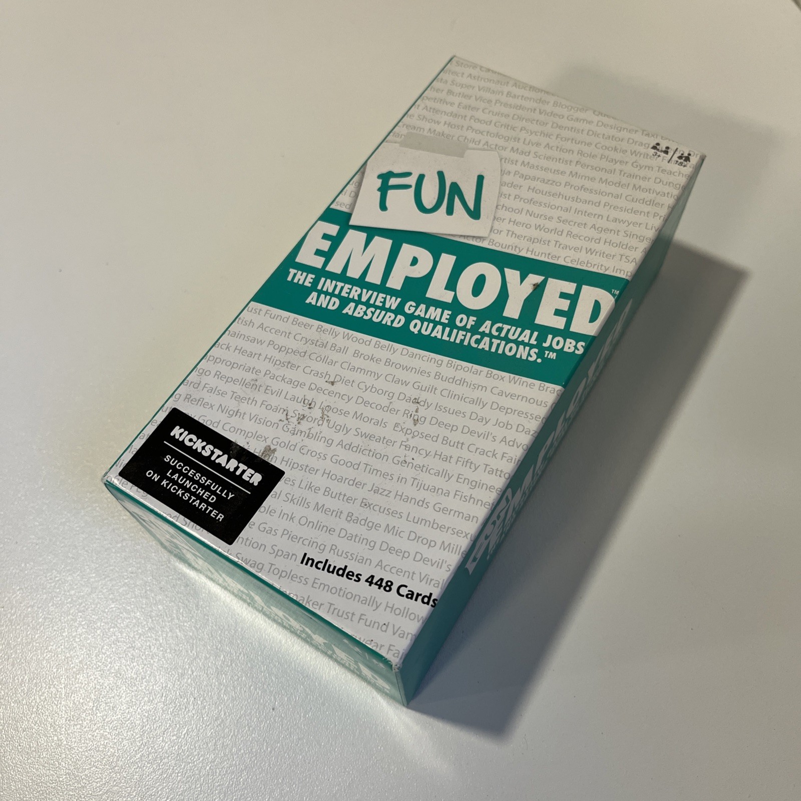 Funemployed Fun Employed Card Game Kickstarter 2016 No Instructions