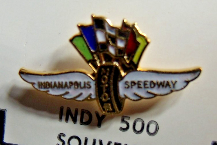 Vintage Indianapolis Motor Speedway, Indy 500, wings, Lapel Pin, Gold