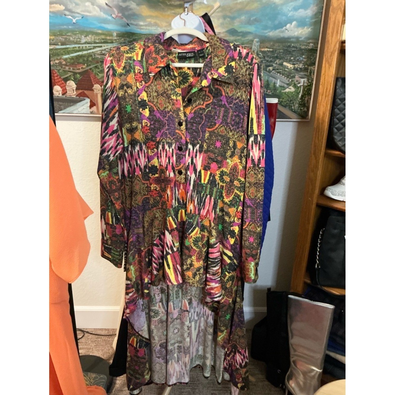 💃 Attitudes by Renee Como Milano High-Low Tunic | Multi-Print
