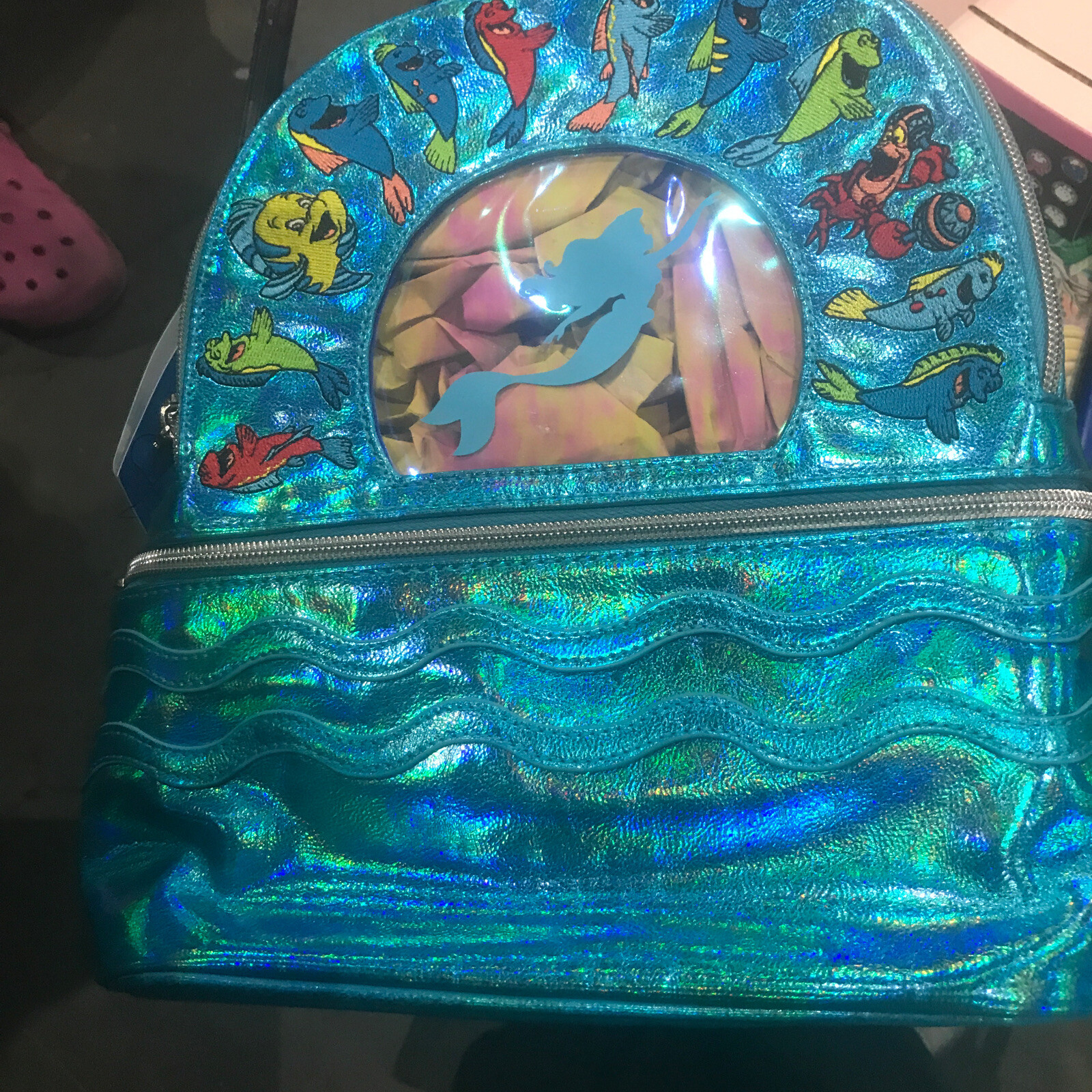 Danielle Nicole Disney The Little Mermaid Under The Sea Ariel Backpack NWT Danielle Nicole Disney The Little Mermaid Under The Sea Ariel Backpack NWT