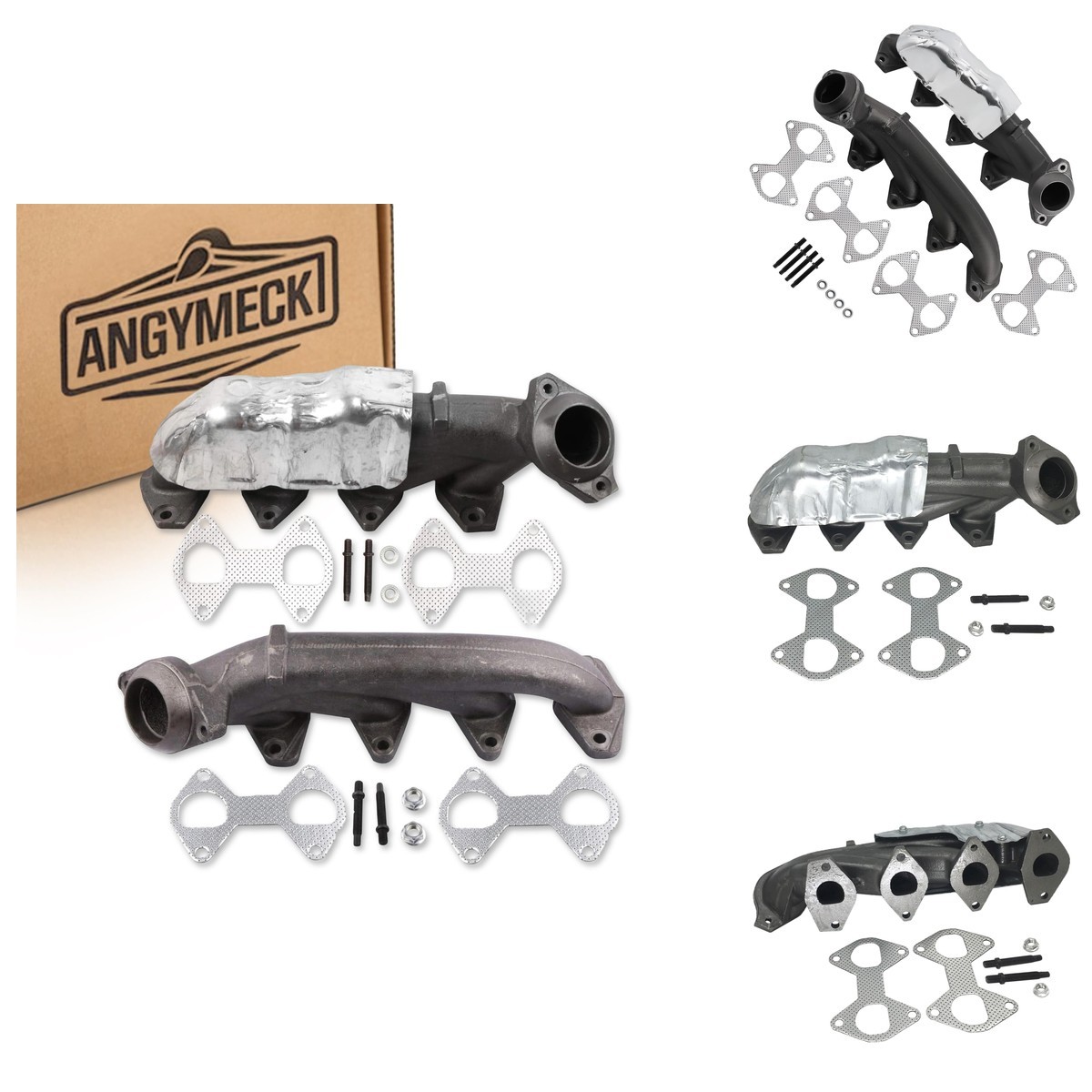 AngyMeck 2 PCS Exhaust Manifold Gasket Kit for Ford Expedition F-150 AngyMeck 2 PCS Exhaust Manifold Gasket Kit for Ford Expedition F-150