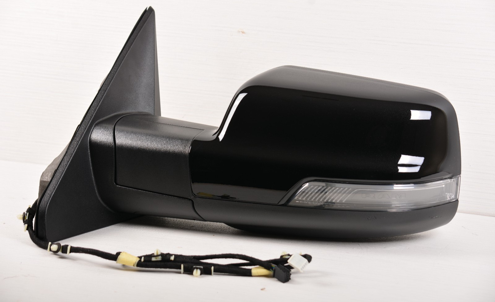 2025-2026 Ram 1500 BLACK Side Mirror Left Driver Side Blind-Spot OEM 7JQ61KXJAC