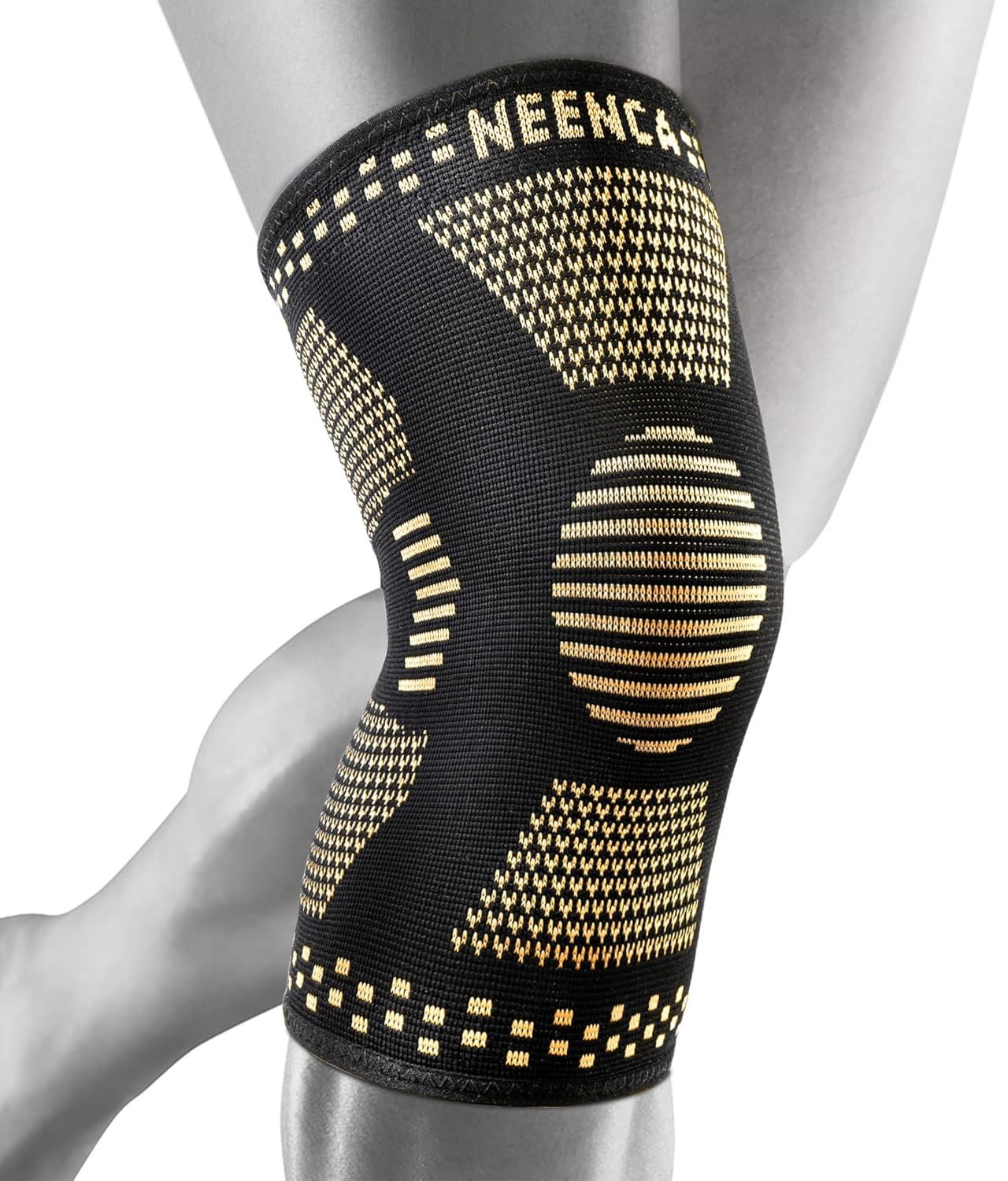 NEENCA Copper Knee Braces Pain Relief Pair- Note: Box shows light storage wear. NEENCA Copper Knee Braces Pain Relief Pair- Note: Box shows light storage wear.