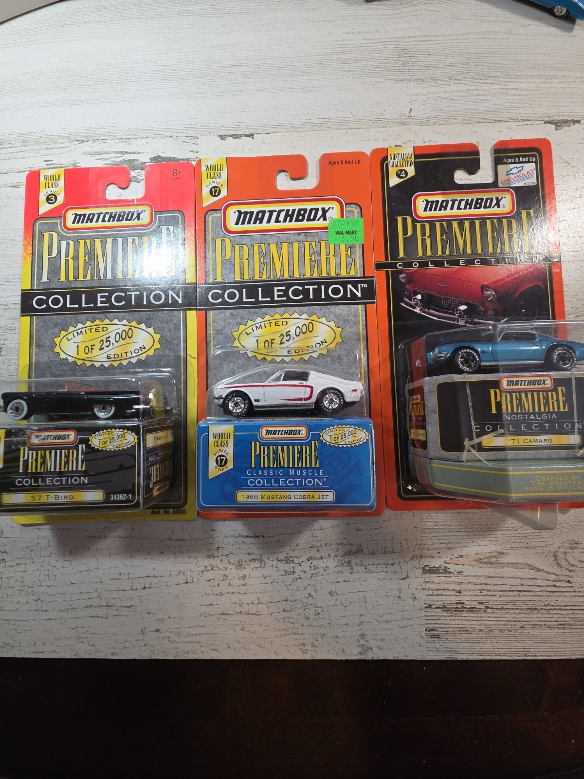 Matchbox Premiere Collection Limited Edition Diecast Cars Lot of 3 1:64 