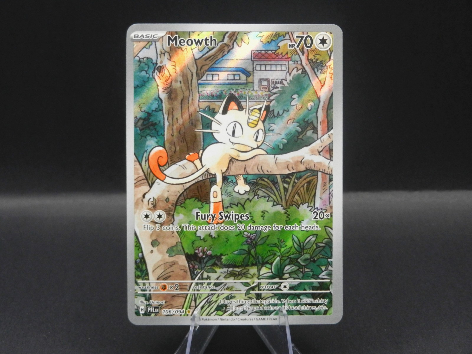 👾 MEOWTH | Illustration Rare ⭐ | Pokémon Phantasmal Flames #106/094 🔥🔥 👾 MEOWTH | Illustration Rare ⭐ | Pokémon Phantasmal Flames #106/094 🔥🔥