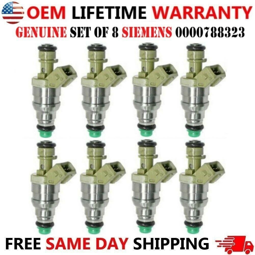 OEM SIEMENS x8 Fuel Injectors for 1996-1999 Mercedes-Benz CL500 S420 S500 SL500