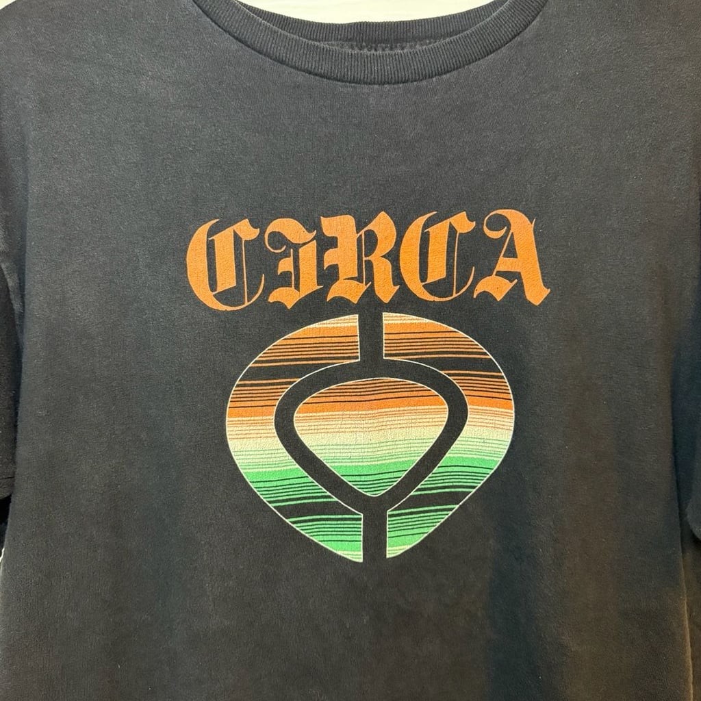 Vintage Circa Skateboarding Black T-Shirt with Retro Eye Logo Graphic Size M Vintage Circa Skateboarding Black T-Shirt with Retro Eye Logo Graphic Size M