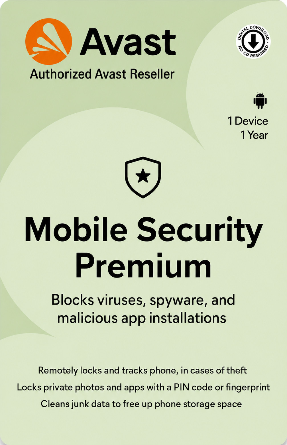 Avast Mobile Security Premium for Android 1 Device 1 Year 2026 Fast Delivery