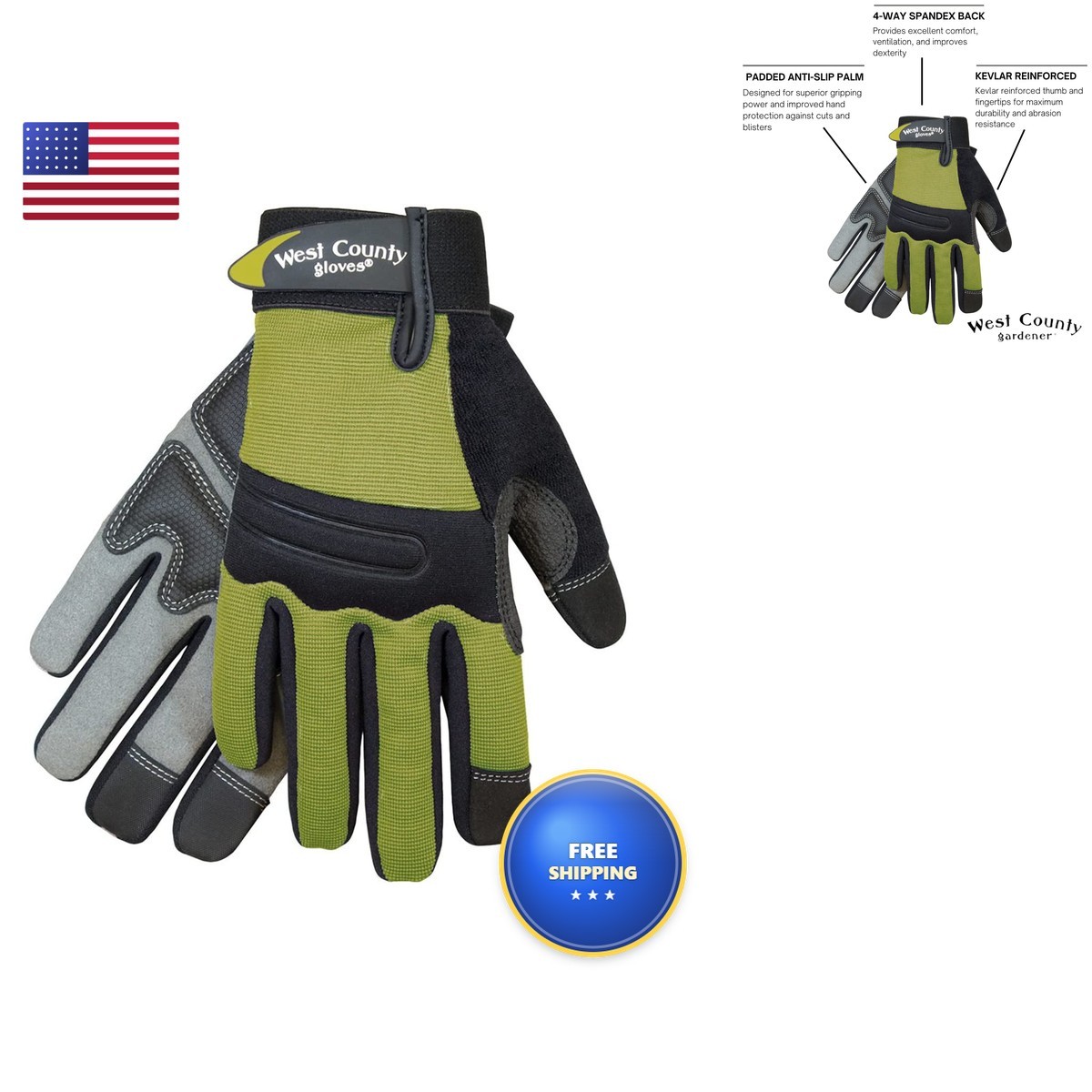 West County Gardener Chester Protective Gear 044S/S Women\'s Landscape Gloves West County Gardener Chester Protective Gear 044S/S Women\'s Landscape Gloves